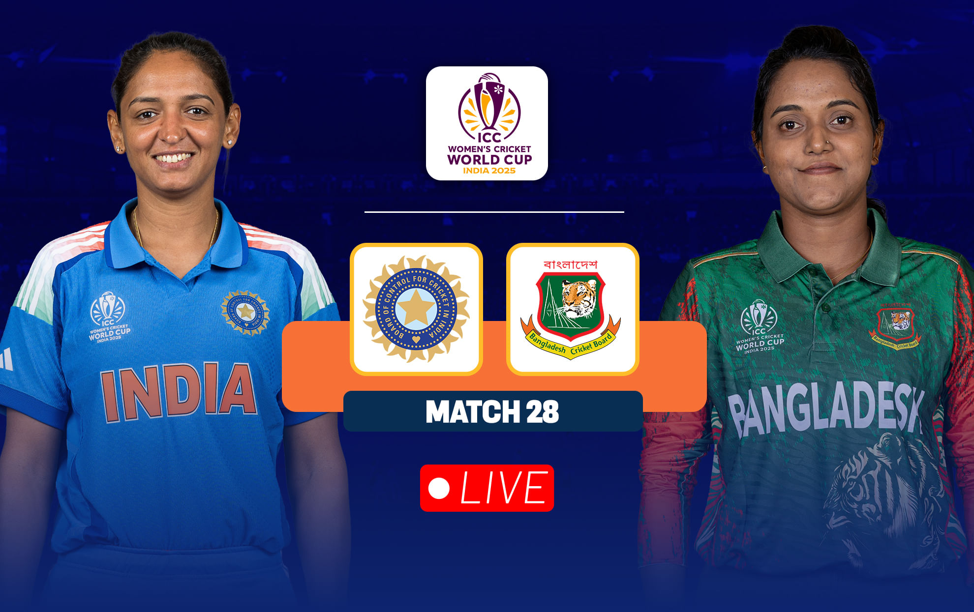 IND vs BAN: Live streaming details, when and where to watch match 28 of ICC Women’s Cricket World Cup 2025