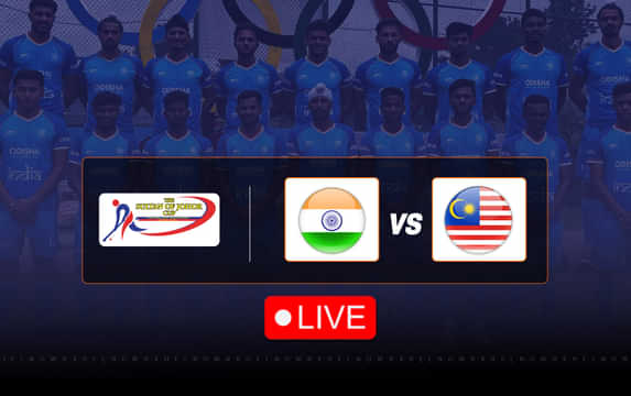 India vs Malaysia live Sultan of johor cup 2025