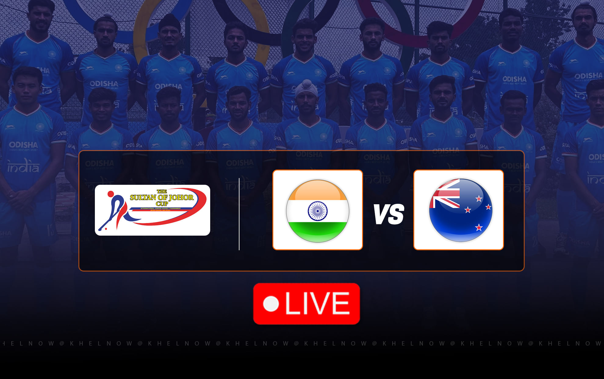 India vs New Zealand live streaming & updates, Sultan of Johor Cup 2025