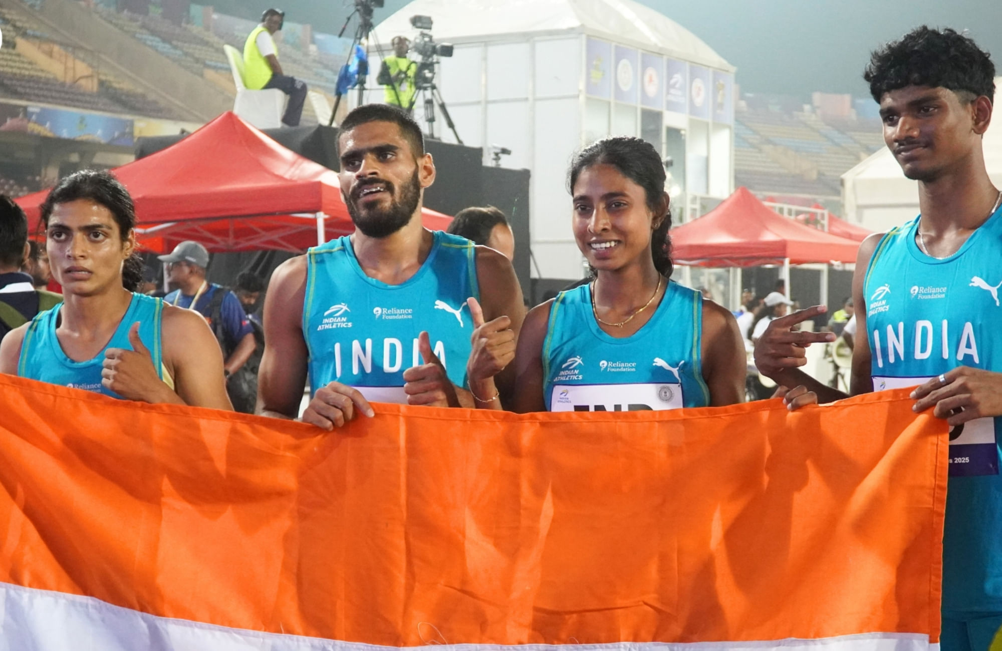 South Asian Athletics Championships 2025: India's 4x400m mixed relay team wins gold