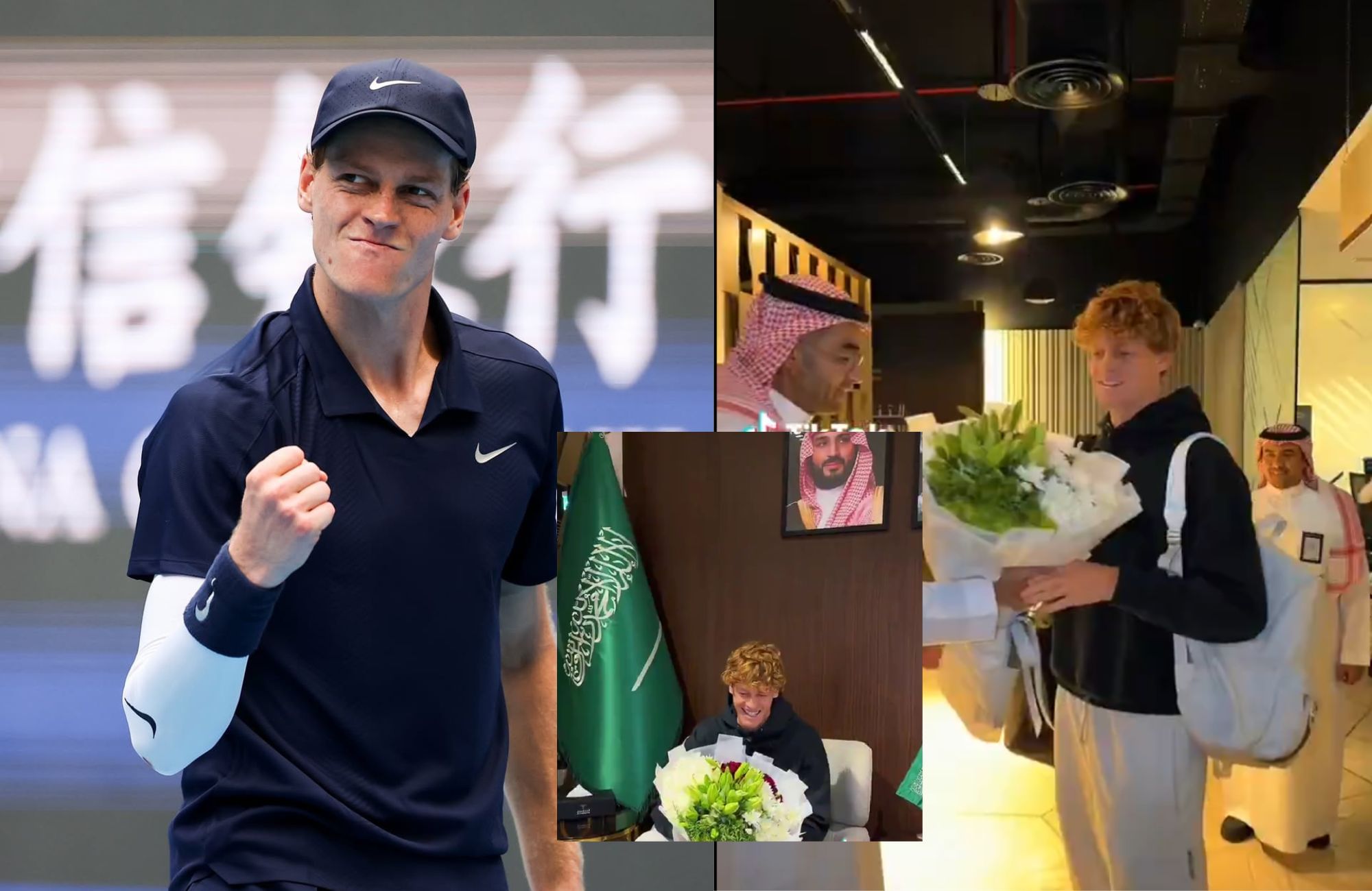 Watch: Fit again Jannik Sinner arrives in Riyadh for Six Kings Slam event