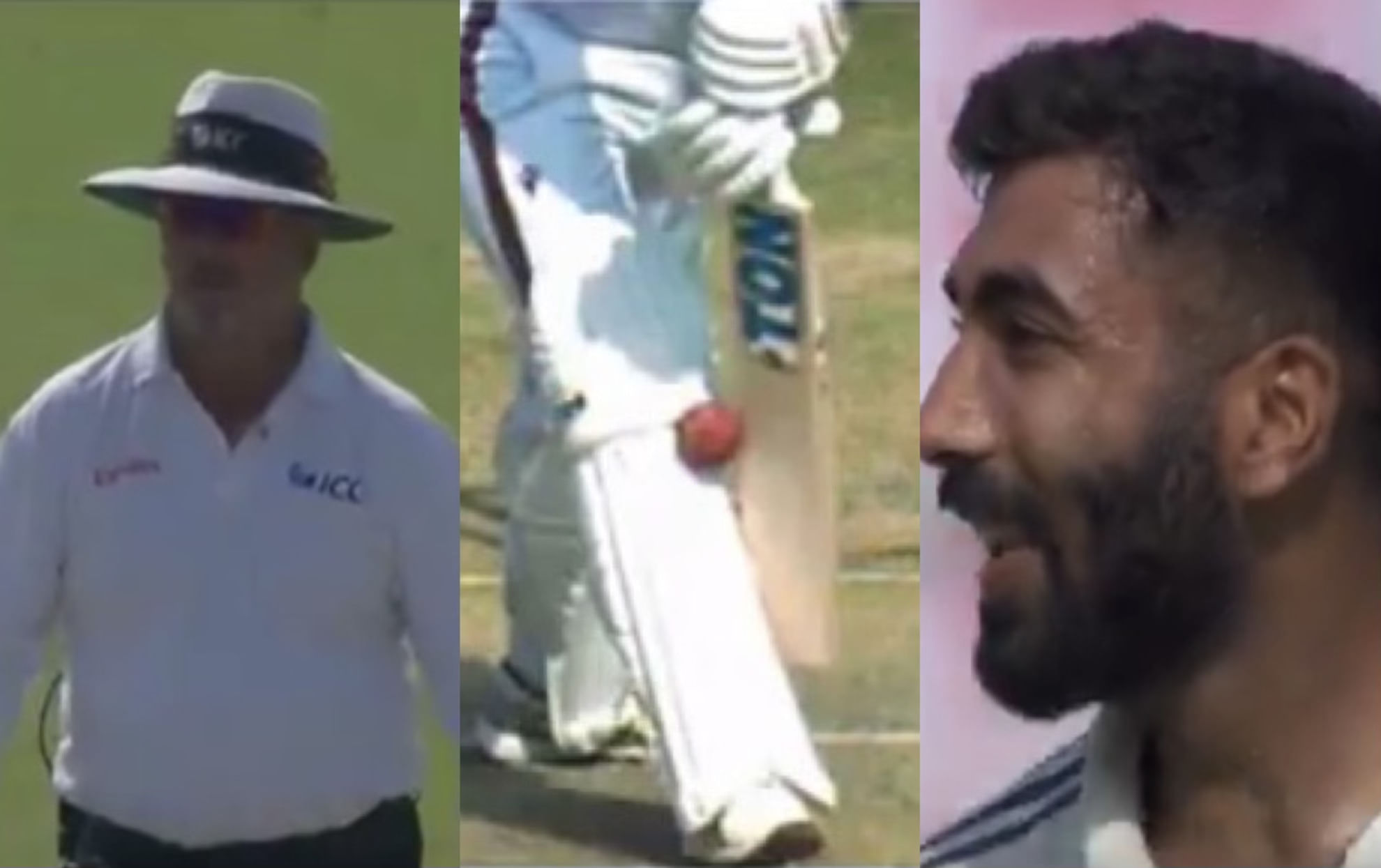 Jasprit Bumrah message to umpire