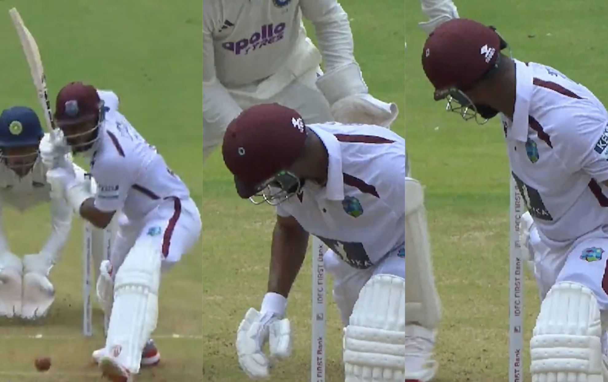 Kuldeep Yadav delivery to Shai Hope