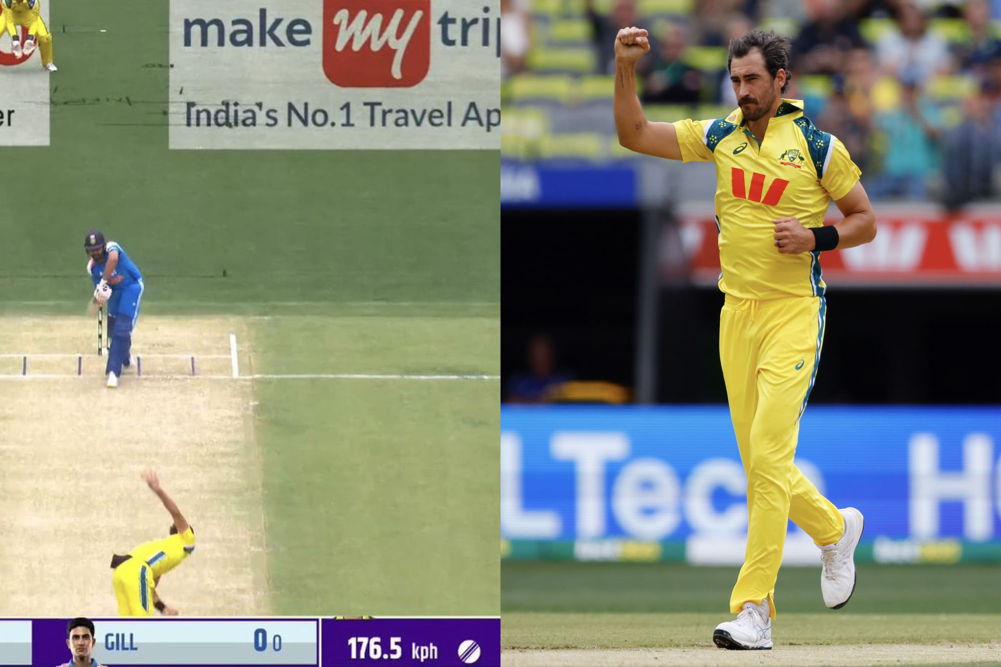 Mitchell Starc fastest ball