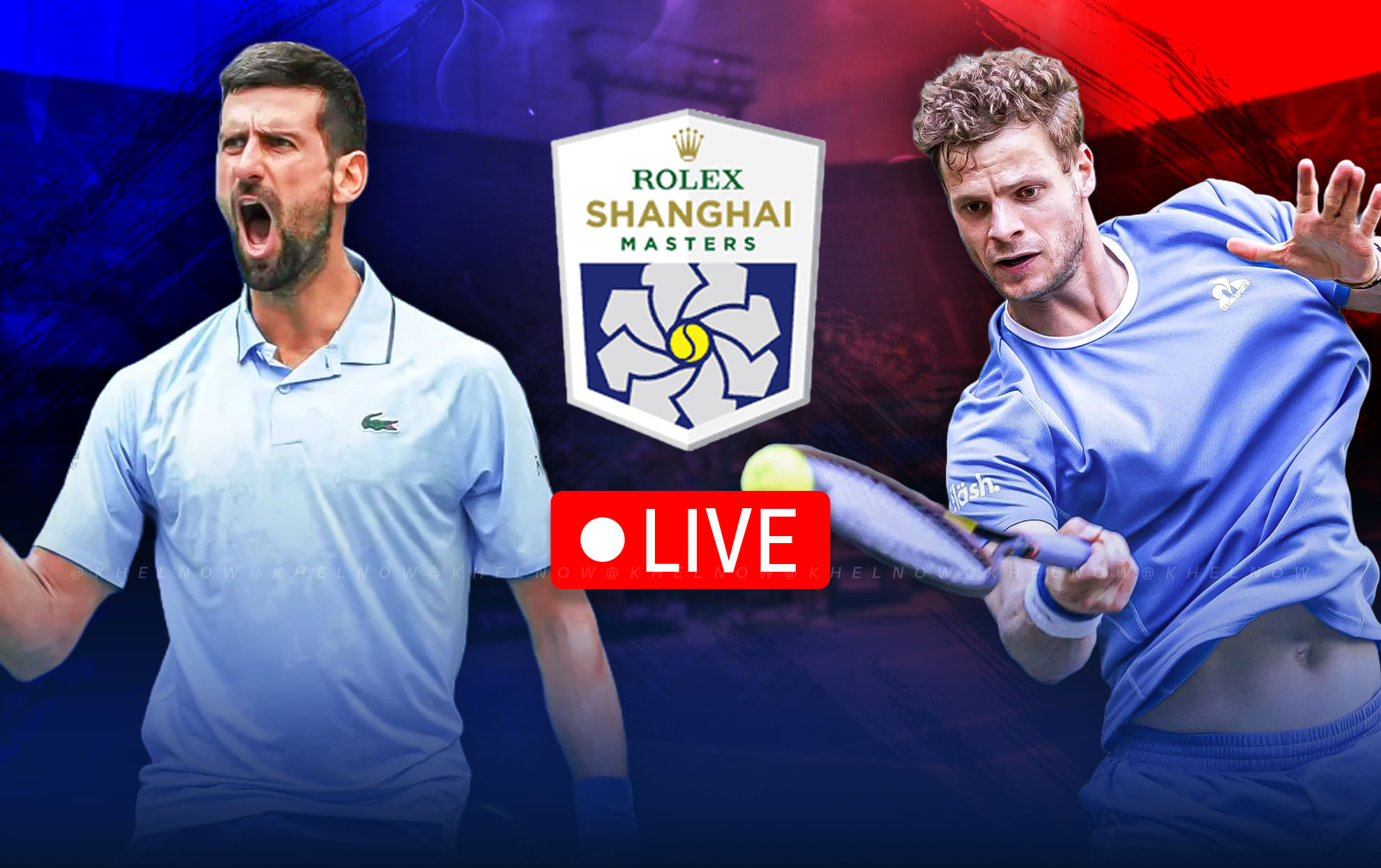 Novak Djokovic vs Yannick Hanfmann live streaming, TV channel, where & how to watch Shanghai Masters 2025?