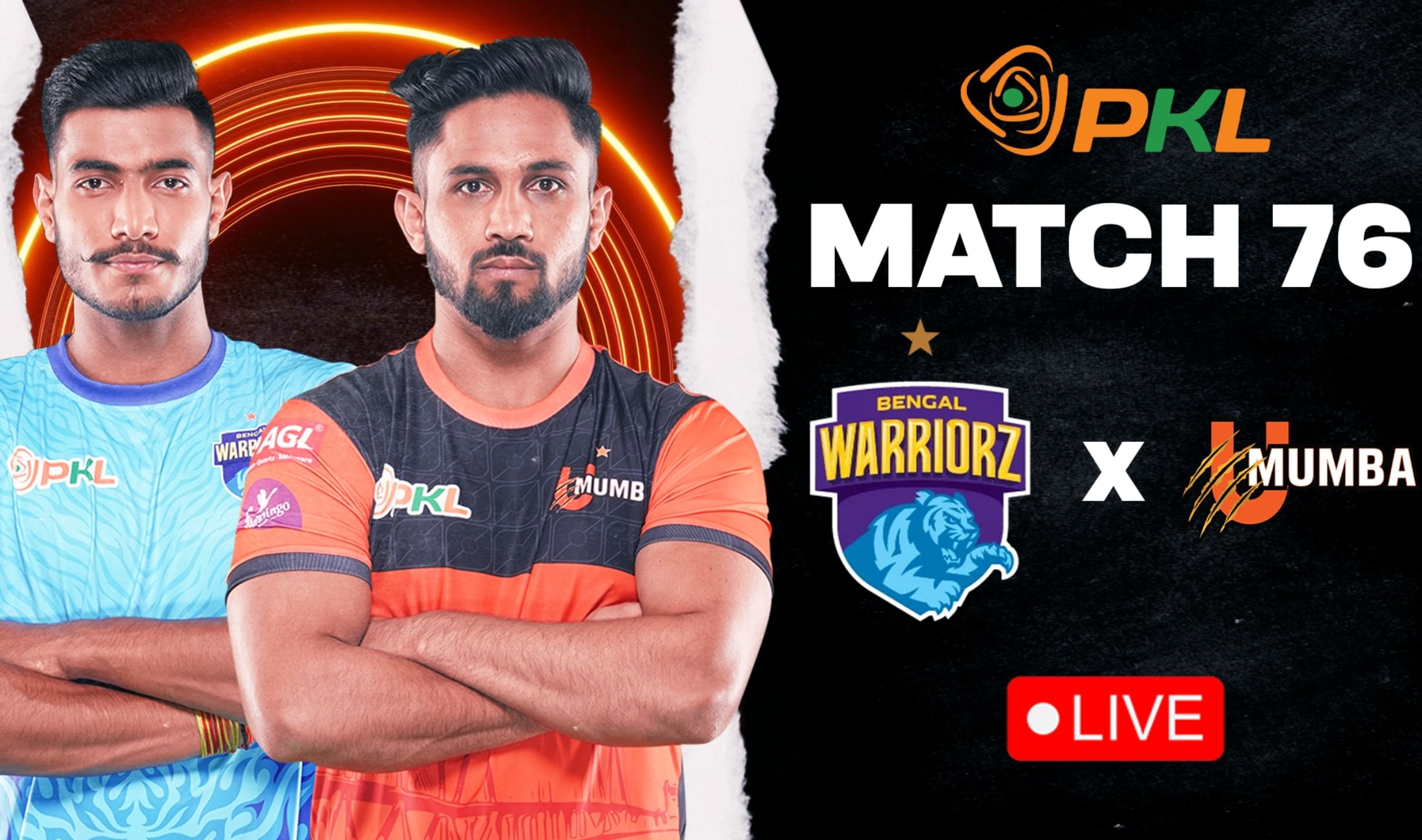 PKL 12: Where & how to watch Bengal Warriorz vs U Mumba, Match 76 of Pro Kabaddi 2025