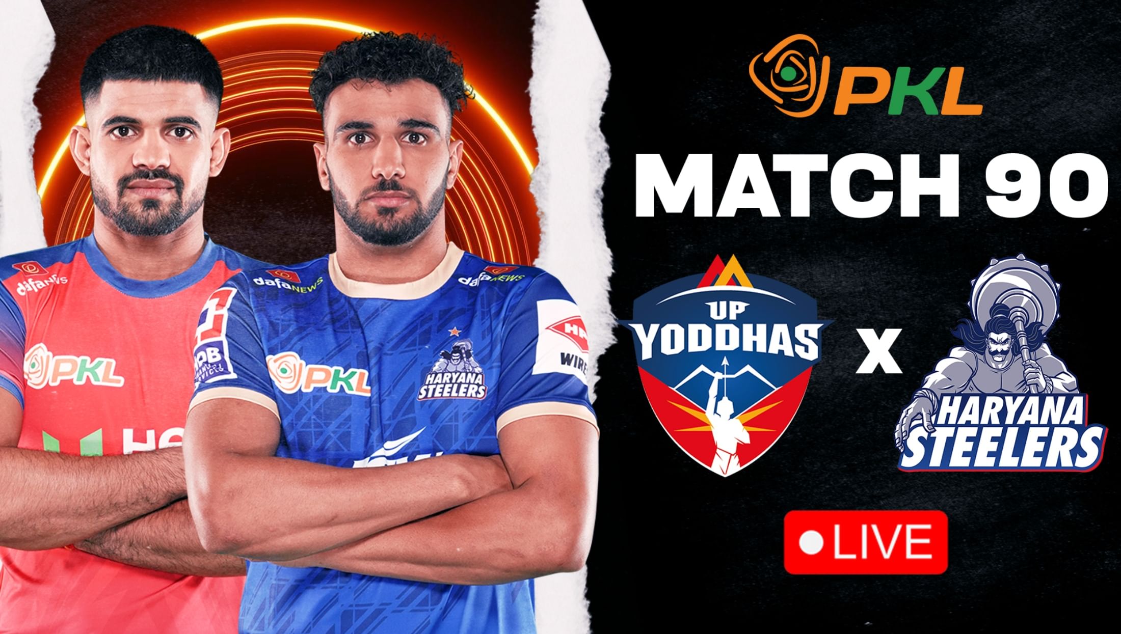 PKL 12: Where & how to watch UP Yoddhas vs Haryana Steelers, Match 90 of Pro Kabaddi 2025