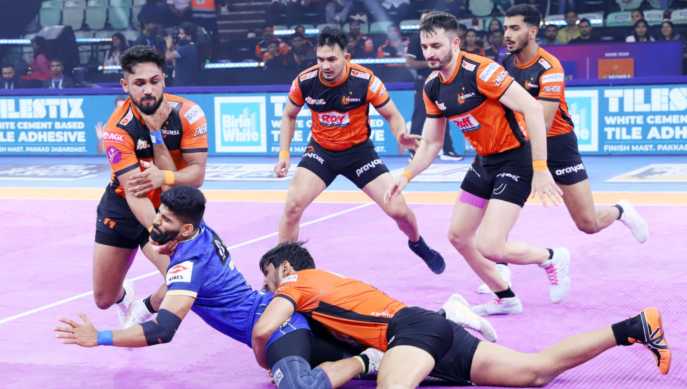 PKL 12: U Mumba seal place in top 8 by thrashing Haryana Steelers