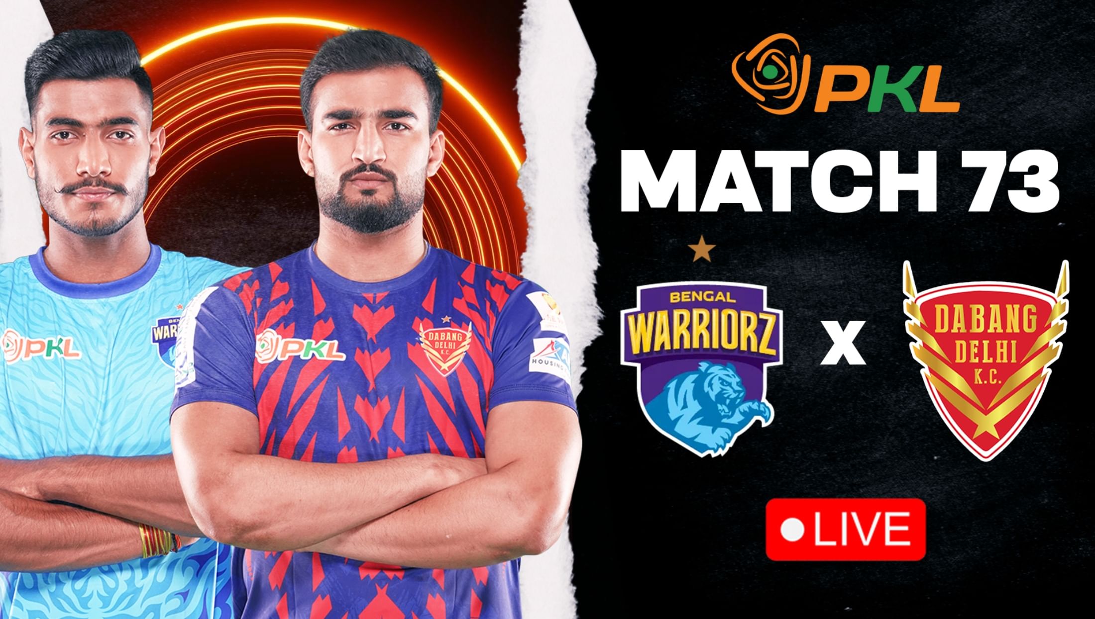 PKL 12 LIVE: Bengal Warriorz vs Dabang Delhi | Gujarat Giants vs UP Yoddhas