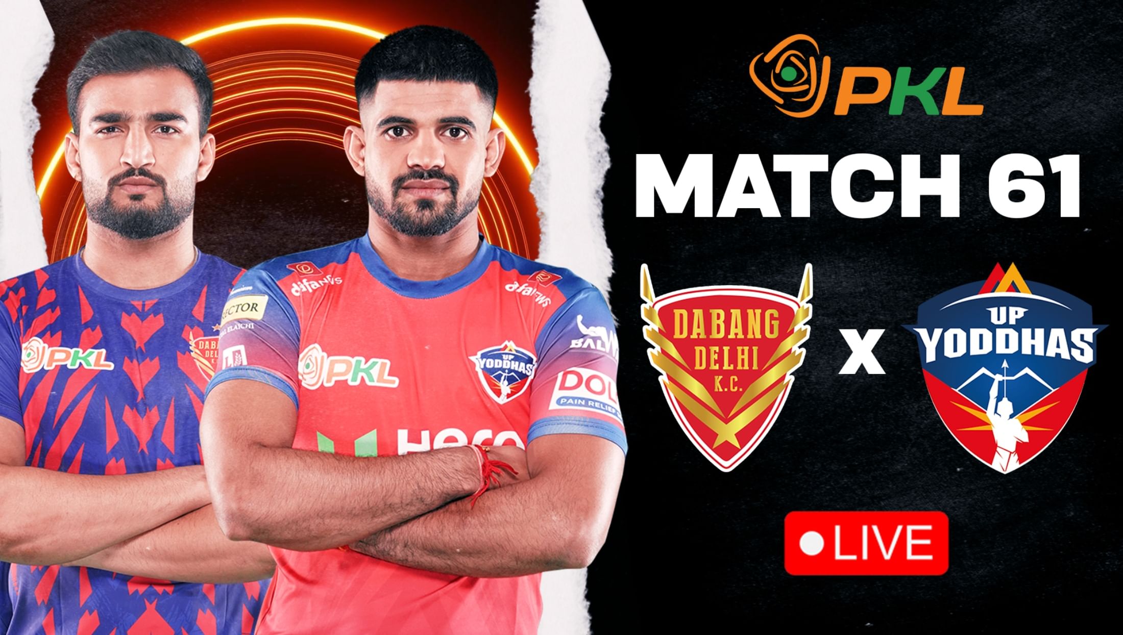 PKL 12: Where & how to watch Dabang Delhi vs UP Yoddhas, Match 61 of Pro Kabaddi 2025