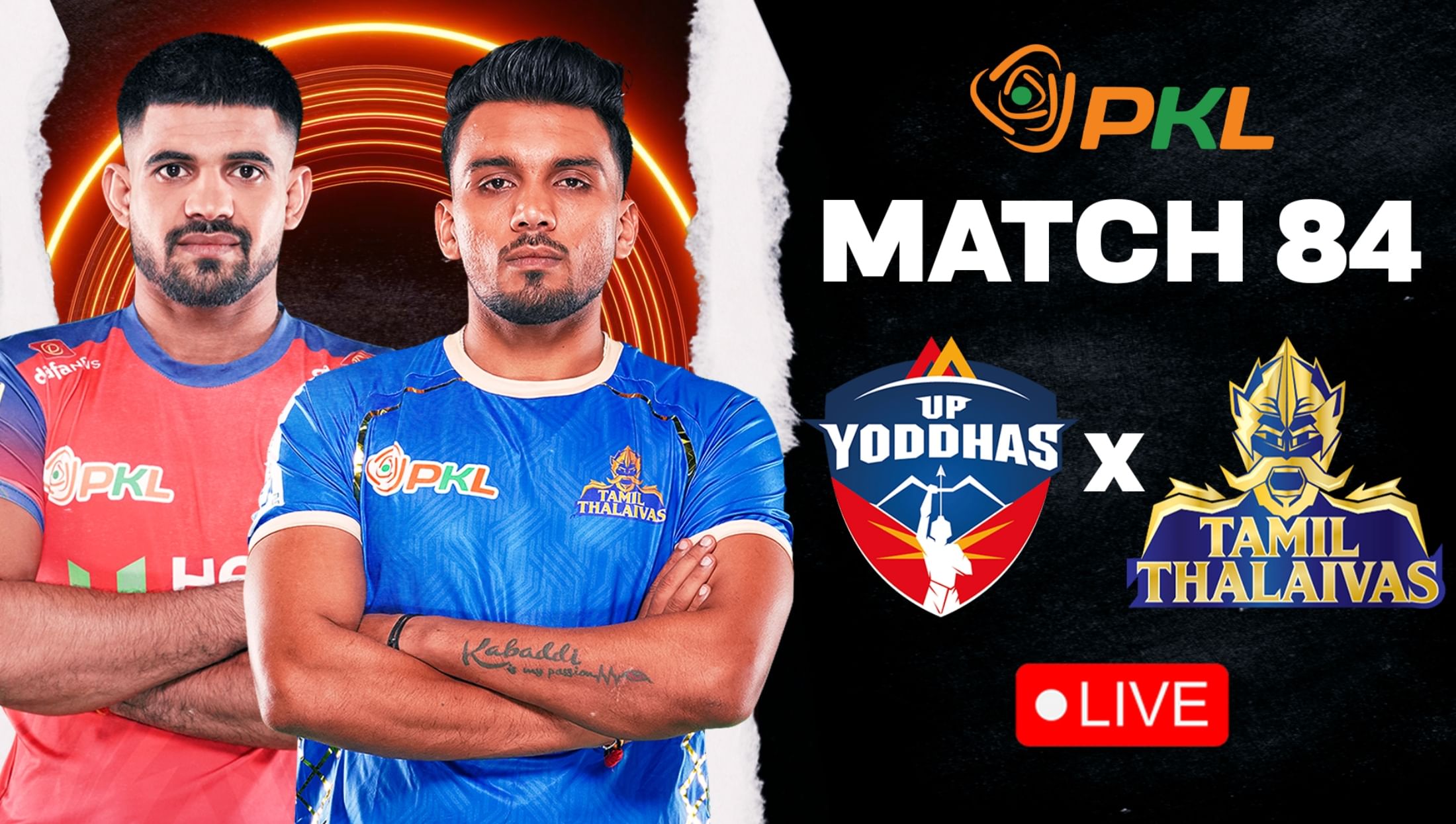 PKL 12: Where & how to watch UP Yoddhas vs Tamil Thalaivas, Match 84 of Pro Kabaddi 2025