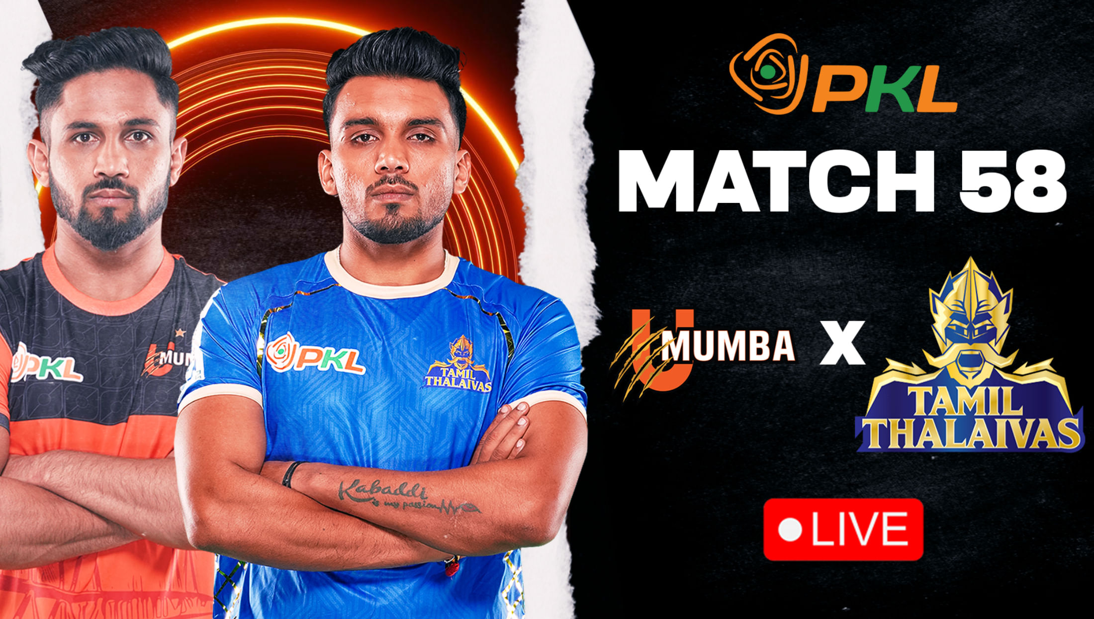 PKL 12: Where & how to watch U Mumba vs Tamil Thalaivas, Match 58 of Pro Kabaddi 2025