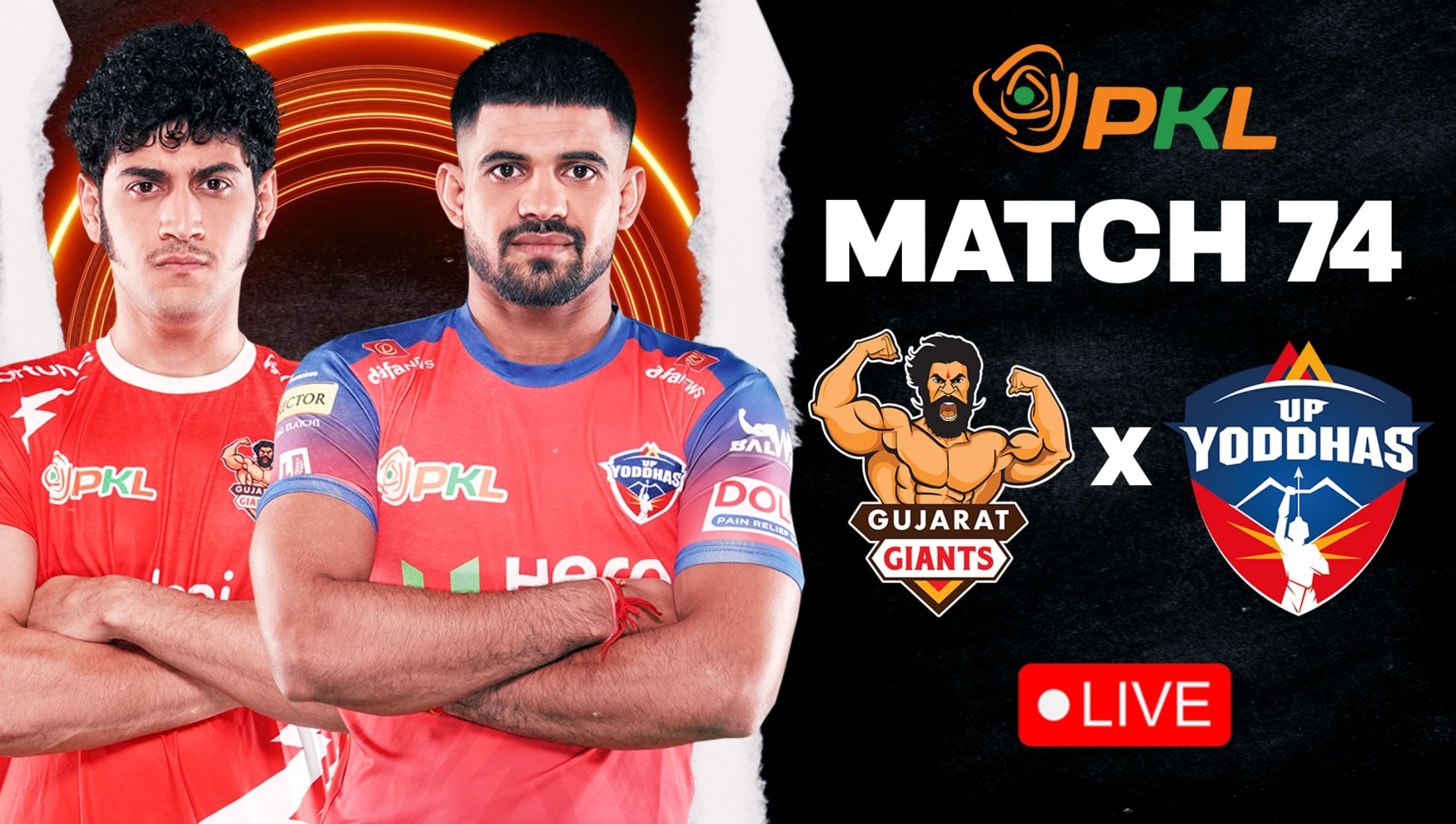 PKL 12: Where & how to watch Gujarat Giants vs UP Yoddhas, Match 74 of Pro Kabaddi 2025