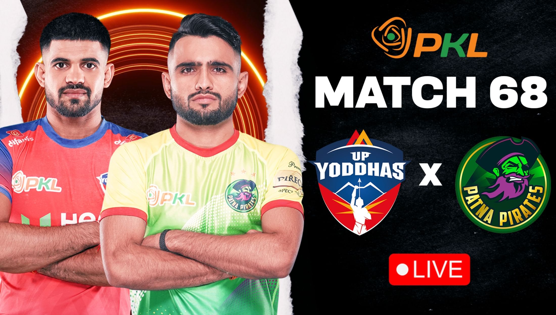 PKL 12: Where & how to watch UP Yoddhas vs Patna Pirates, Match 68 of Pro Kabaddi 2025