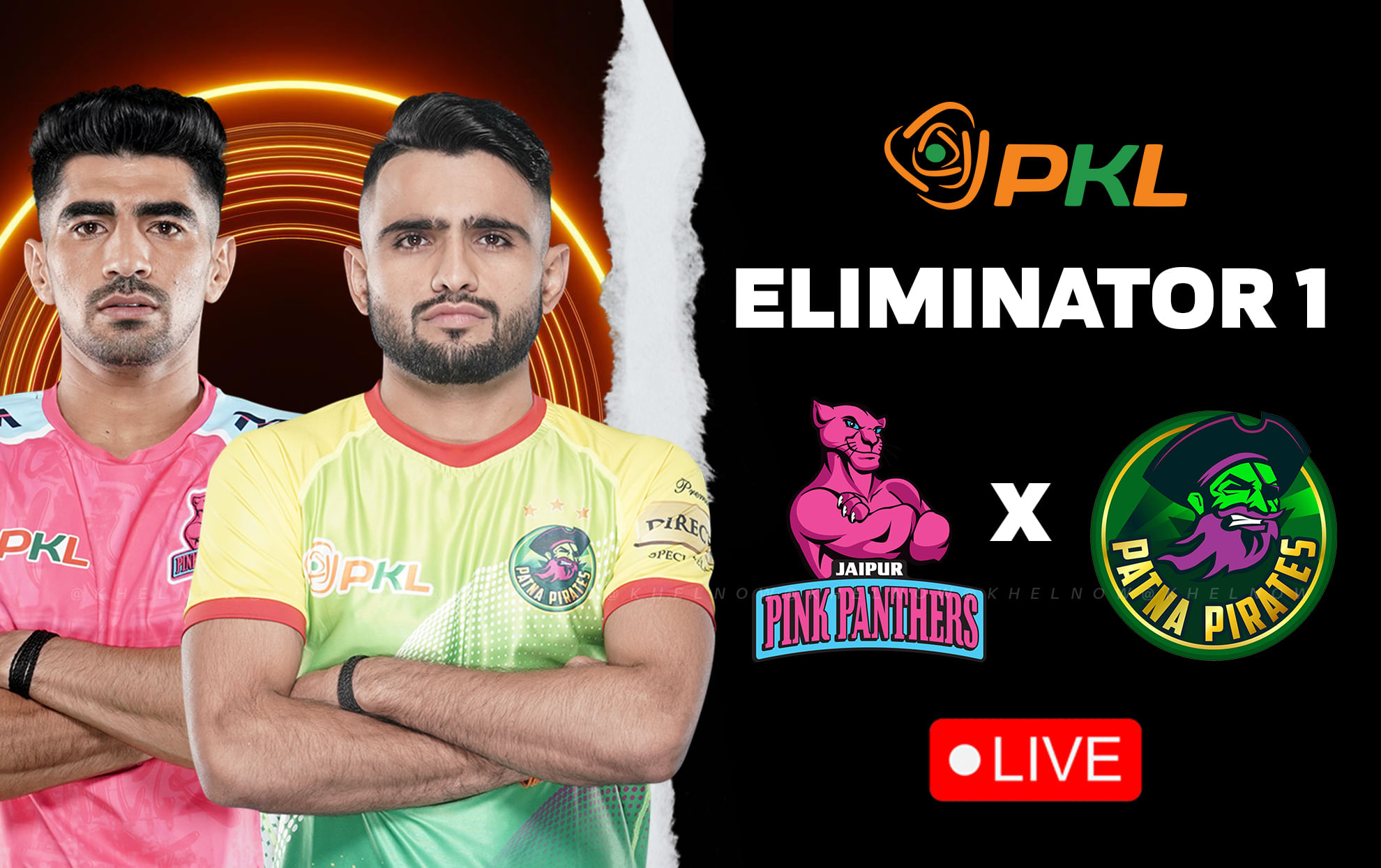 PKL 12 LIVE: Jaipur Pink Panthers vs Patna Pirates .. Bengaluru Bulls vs Telugu Titans