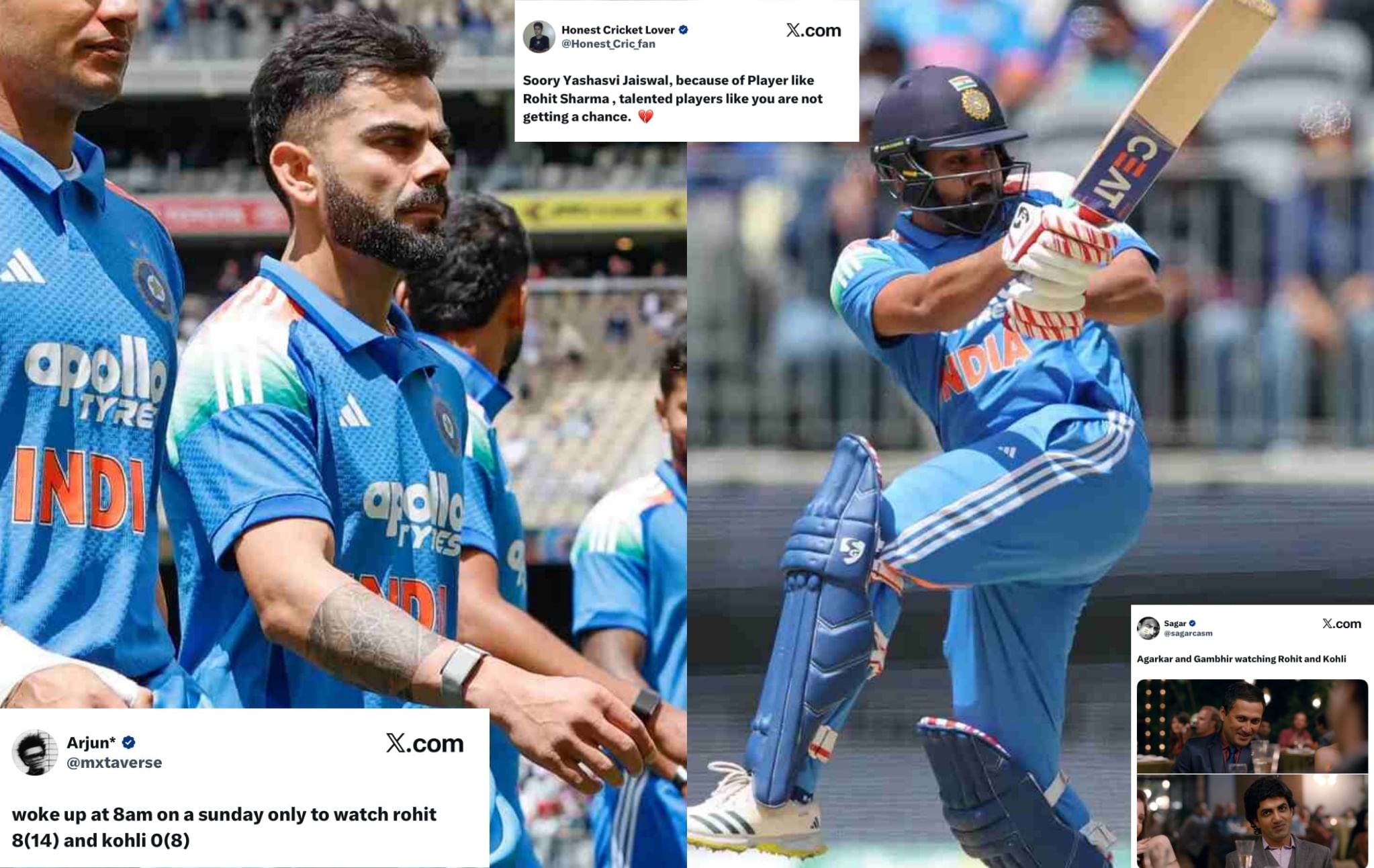 Rohit Sharma and Virat Kohli failure TR