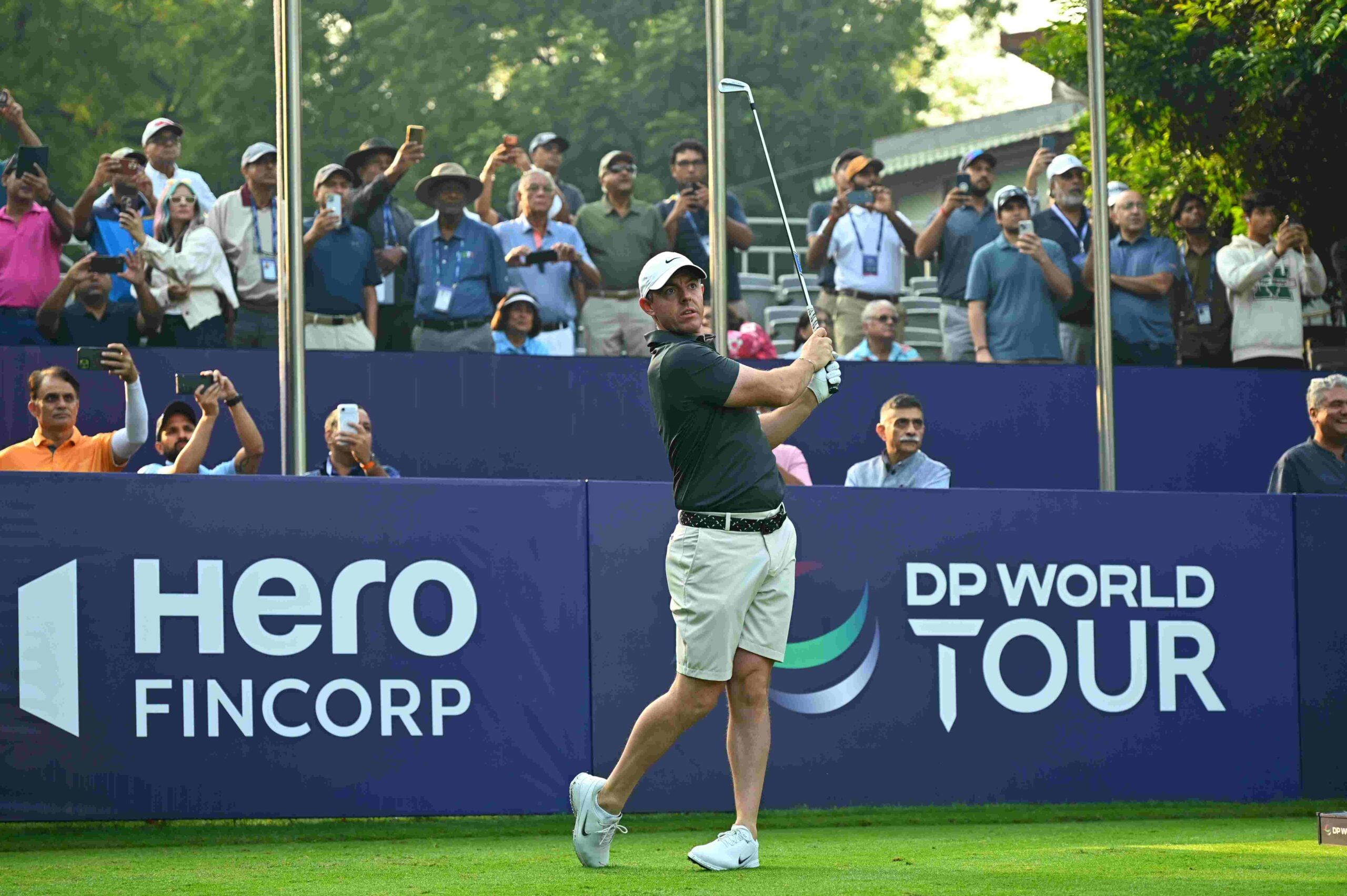 Rory McIlroy makes his India debut at the $4 million DP World India Championship in Delhi
