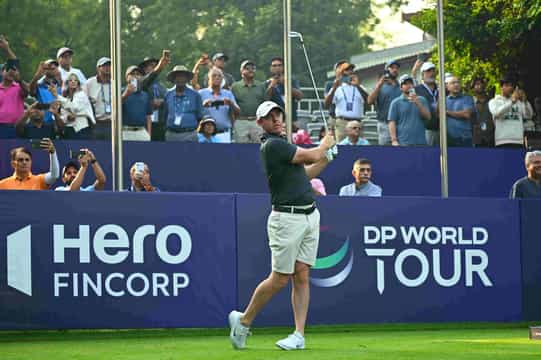 Rory McIlroy makes his India debut at the $4 million DP World India Championship in Delhi