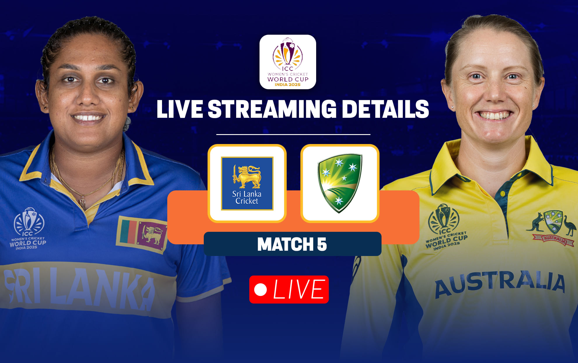 SL vs AUS: Live streaming details, when and where to watch match 5 of ICC Women’s Cricket World Cup 2025