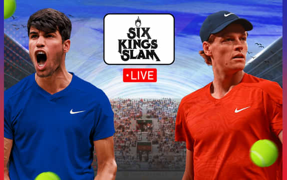 Carlos Alcaraz vs Jannik Sinner final live streaming, TV channel, where & how to watch Six Kings Slam 2025?