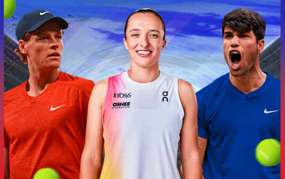 Tennis Grand Slam, players to win the most one-sided Grand Slam sets in 2025