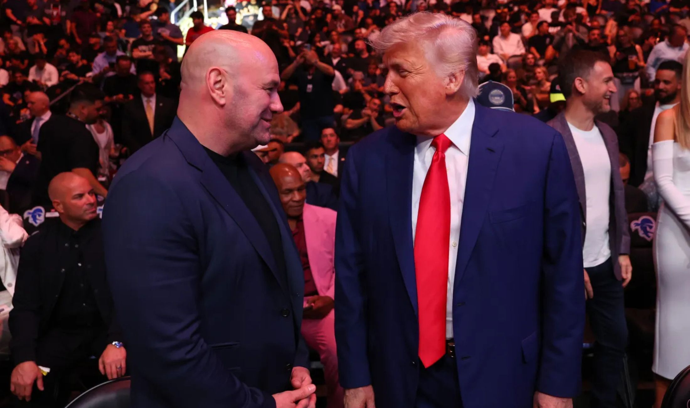 U.S. President Donald Trump UFC President and CEO Dana White announced