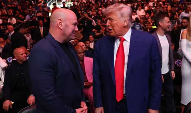 U.S. President Donald Trump UFC President and CEO Dana White announced