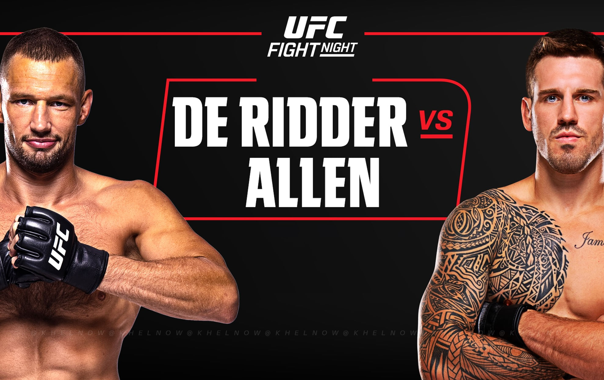 UFC Vancouver de Ridder vs Allen