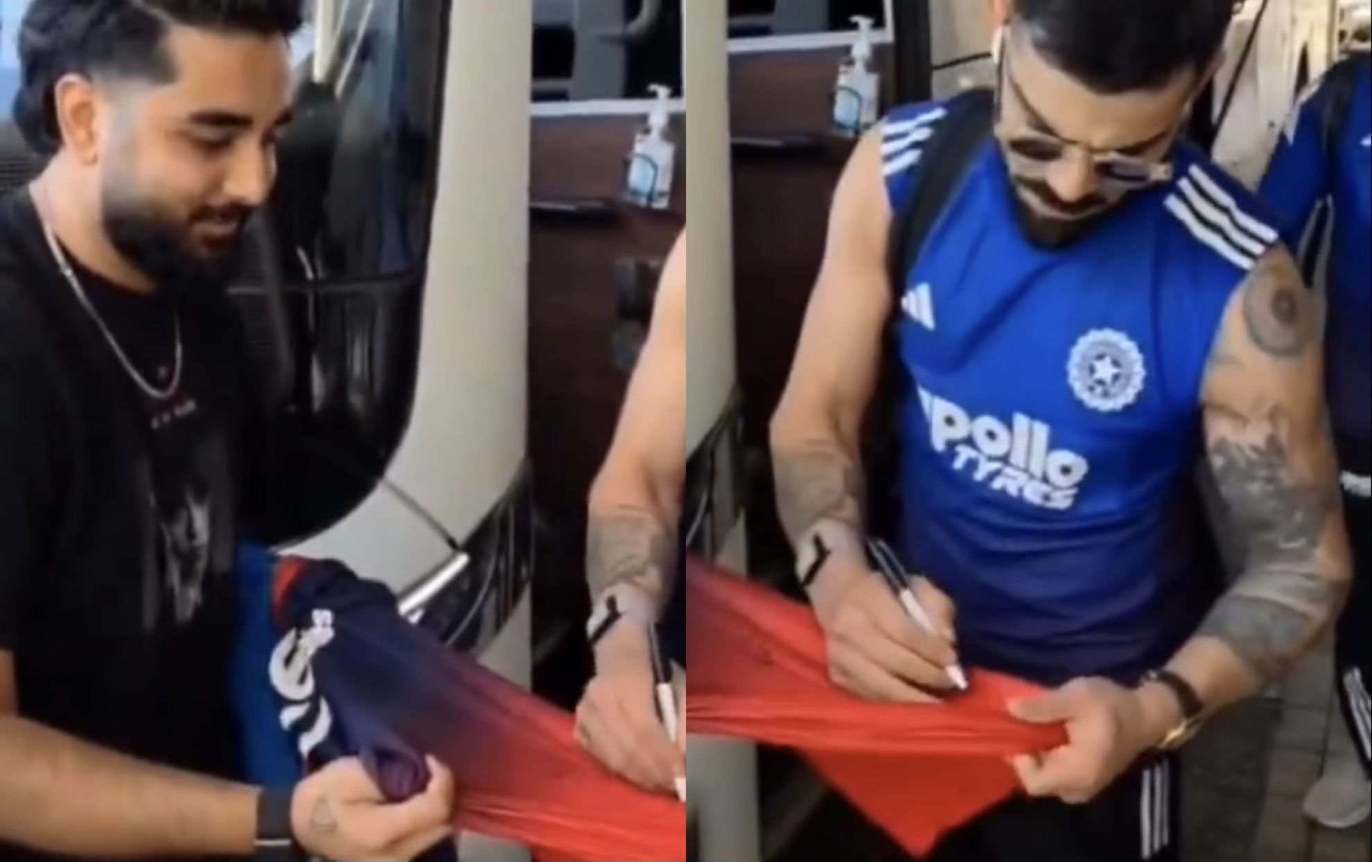 Virat Kohli obliges fans