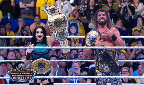 WWE Crown Jewel 2025 Results Seth Rollins Stephanie Vaquer