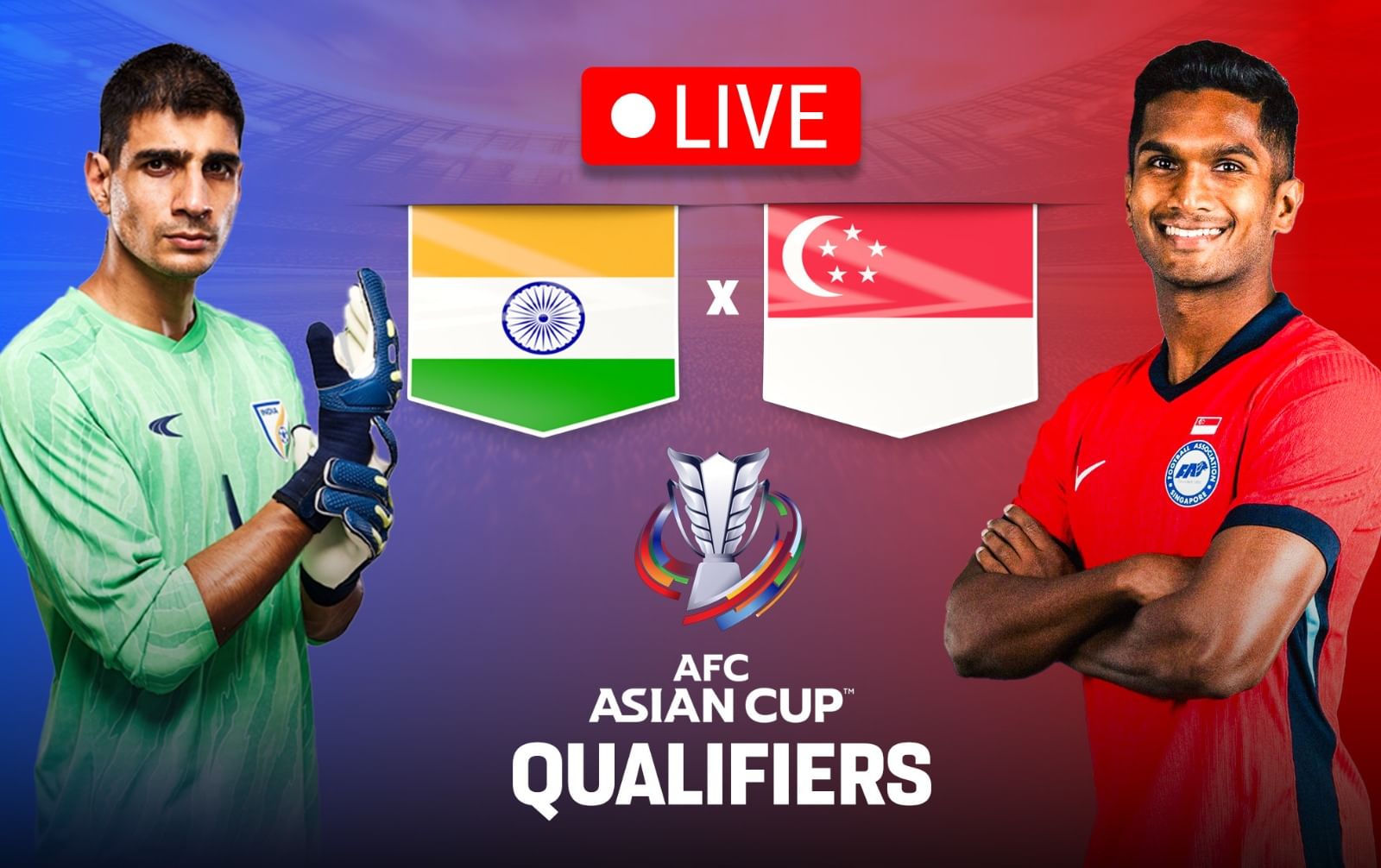 India vs Singapore Highlights: AFC Asian Cup 2027 Qualifiers Replay