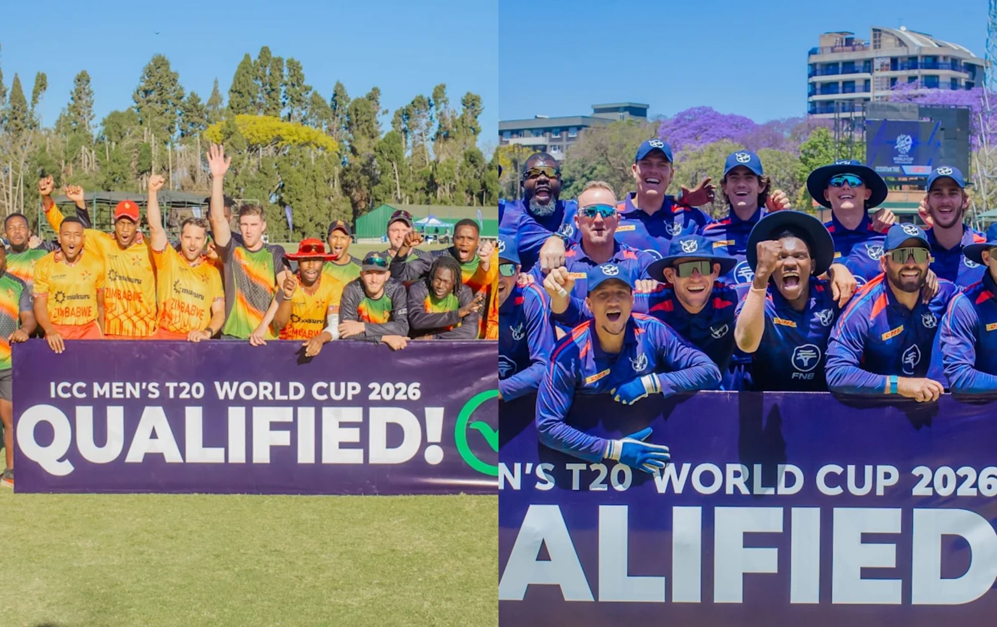 Zimbabwe & Namibia qualify for ICC T20 World Cup 2026 in India and Sri Lanka