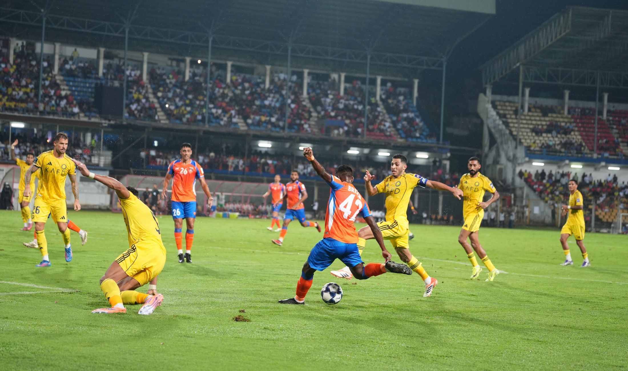 FC Goa vs Al Nassr Player Ratings: Brison, Angelo Gabriel shine; while David Timor, Udanta disappoint