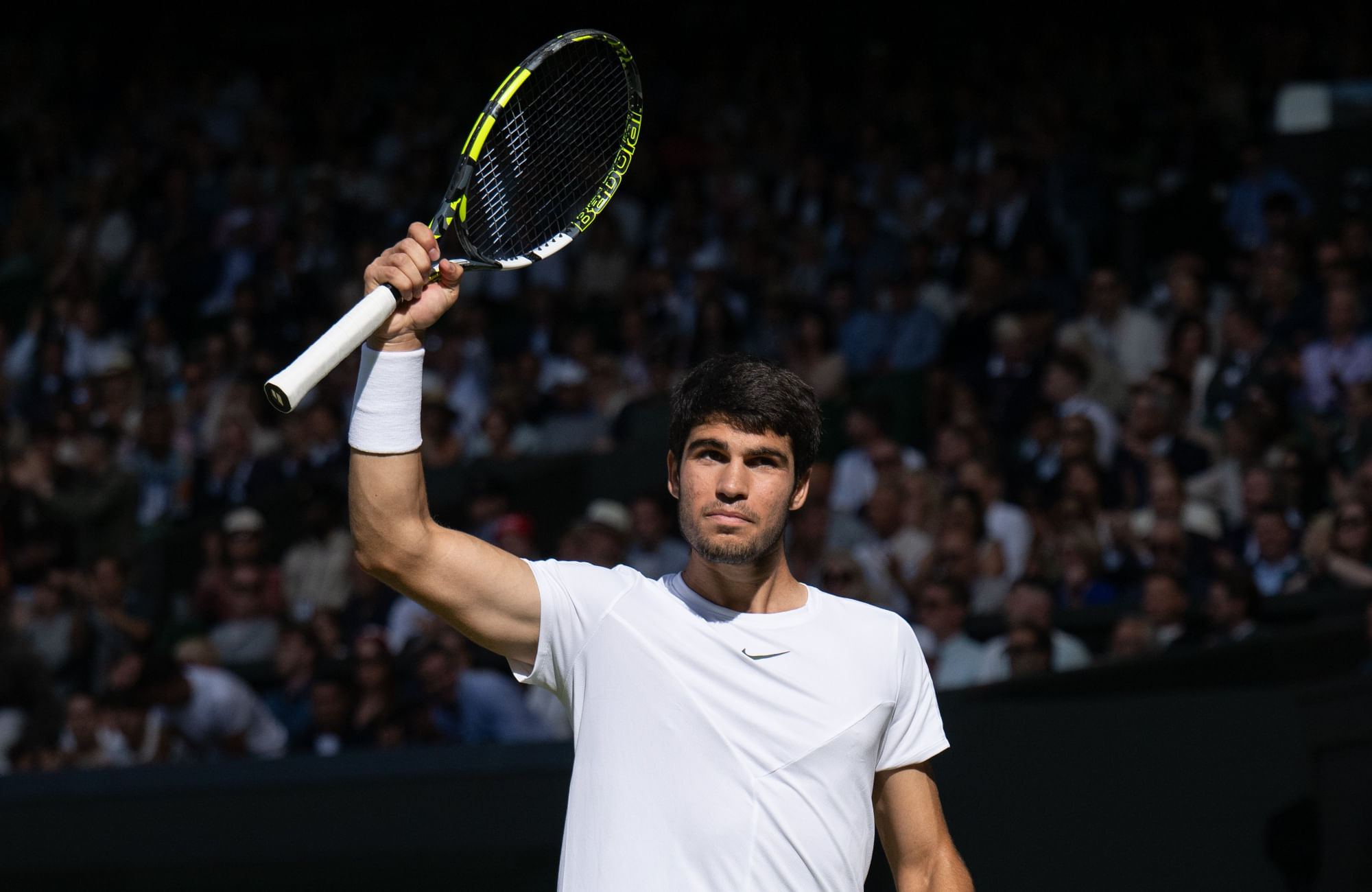 Carlos Alcaraz Wimbledon racquet