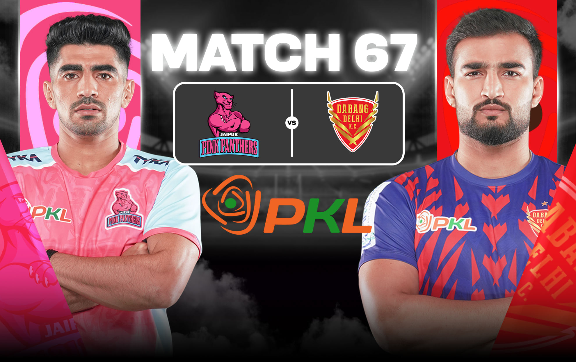 PKL 12: Jaipur Pink Panthers vs Dabang Delhi prediction, possible starting 7, head-to-head & free live stream