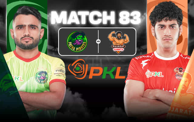 PKL 12: Patna Pirates vs Gujarat Giants prediction, possible starting 7, head-to-head & free live stream