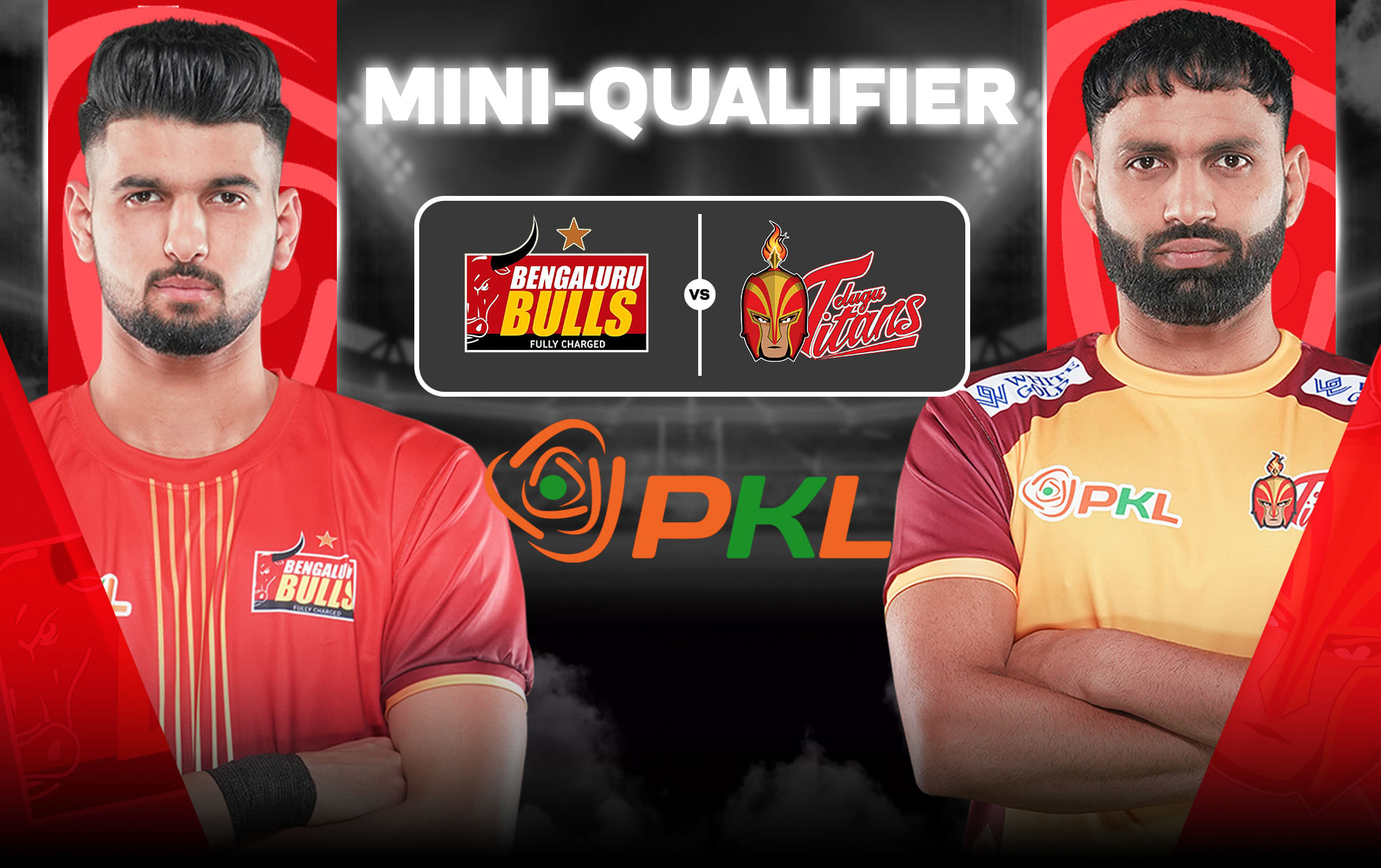 PKL 12 Mini-Qualifier: Bengaluru Bulls vs Telugu Titans prediction, possible starting 7, head-to-head & free live stream
