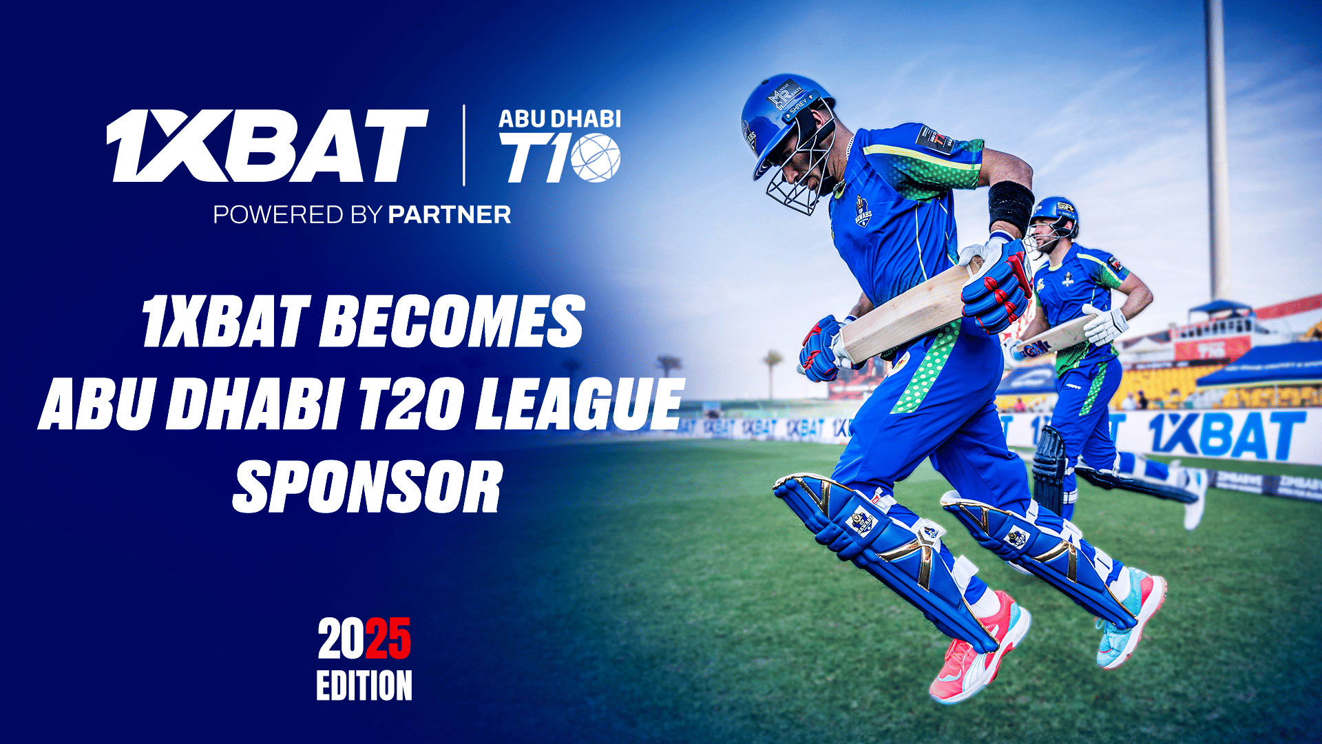 1xBat becomes Abu Dhabi T10 league sponsor