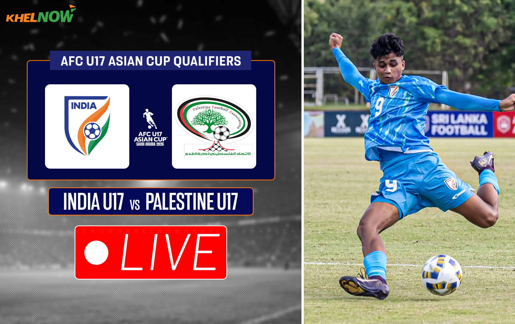India U17 vs Palestine U17 Live: Follow AFC U17 Asian Cup Qualifiers Live Updates