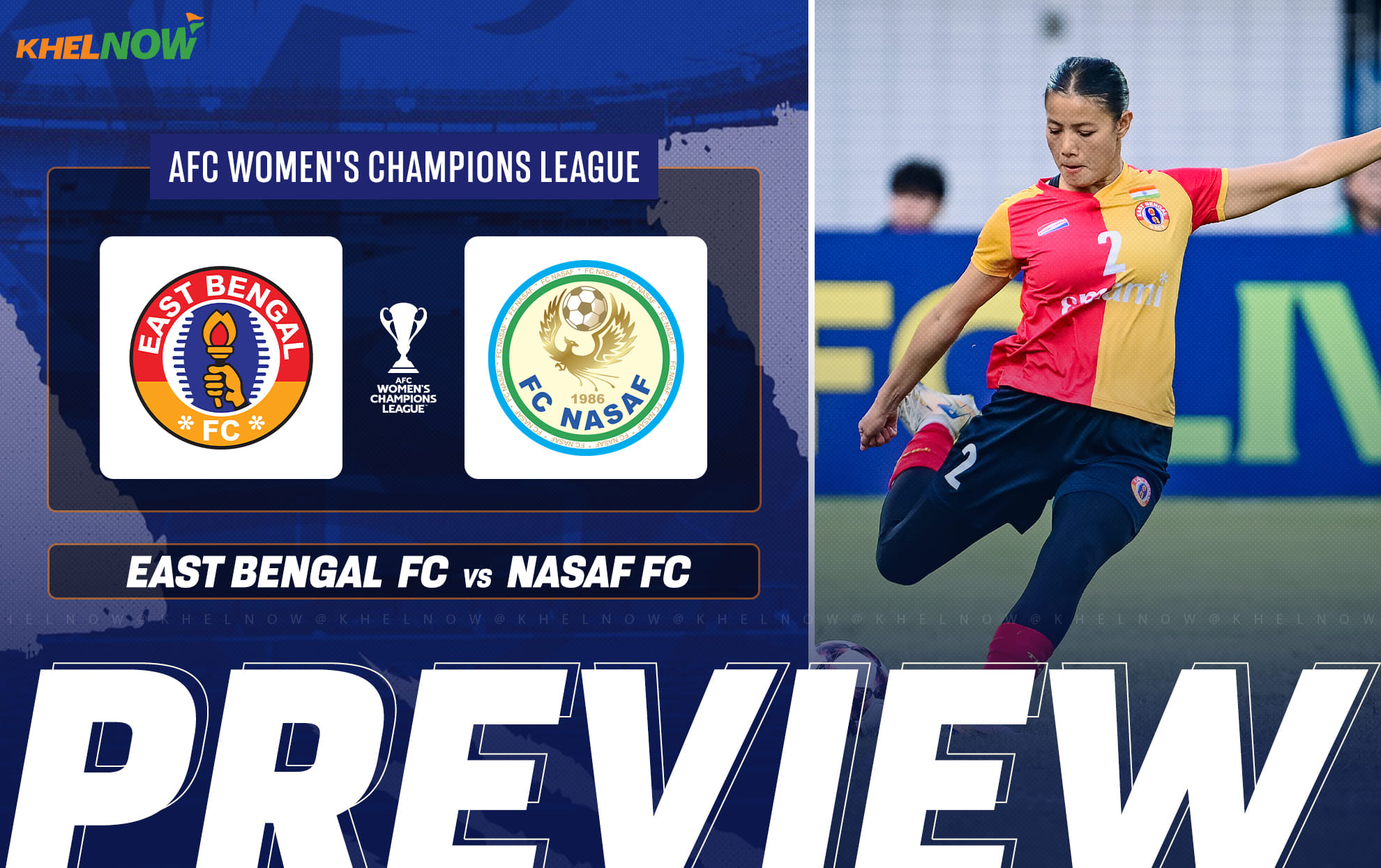East Bengal face Nasaf FC in AFC Women's Champions League group decider