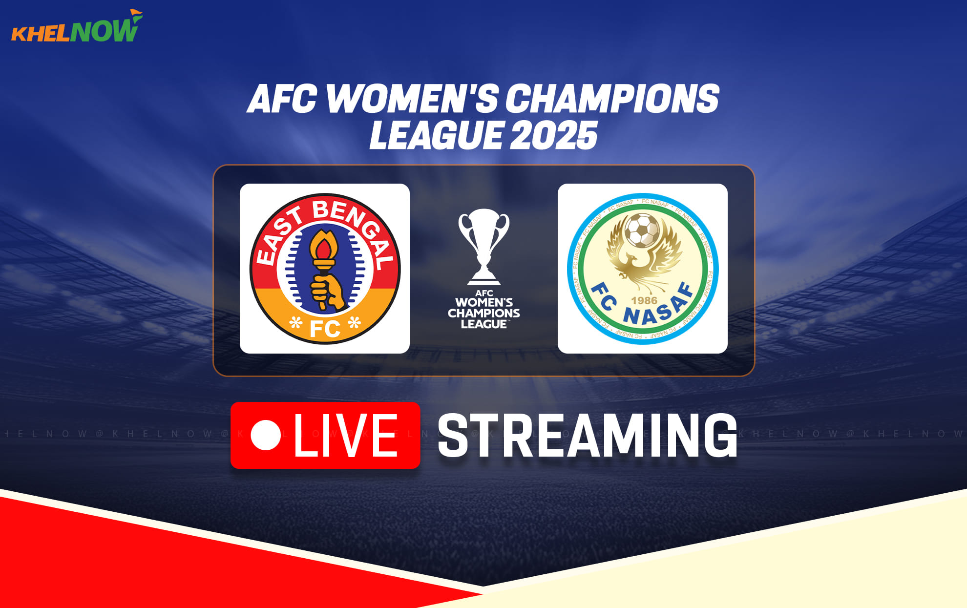 East Bengal vs Nasaf FC When & where to watch AFC Women's Champions League clash live?