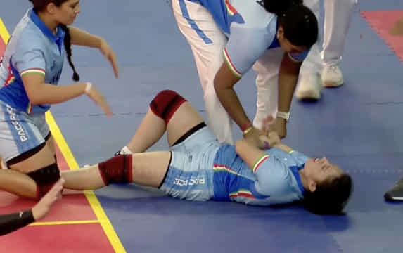 Watch: Indian Kabaddi captain Ritu Negi suffers injury in Women's World Cup 2025 final