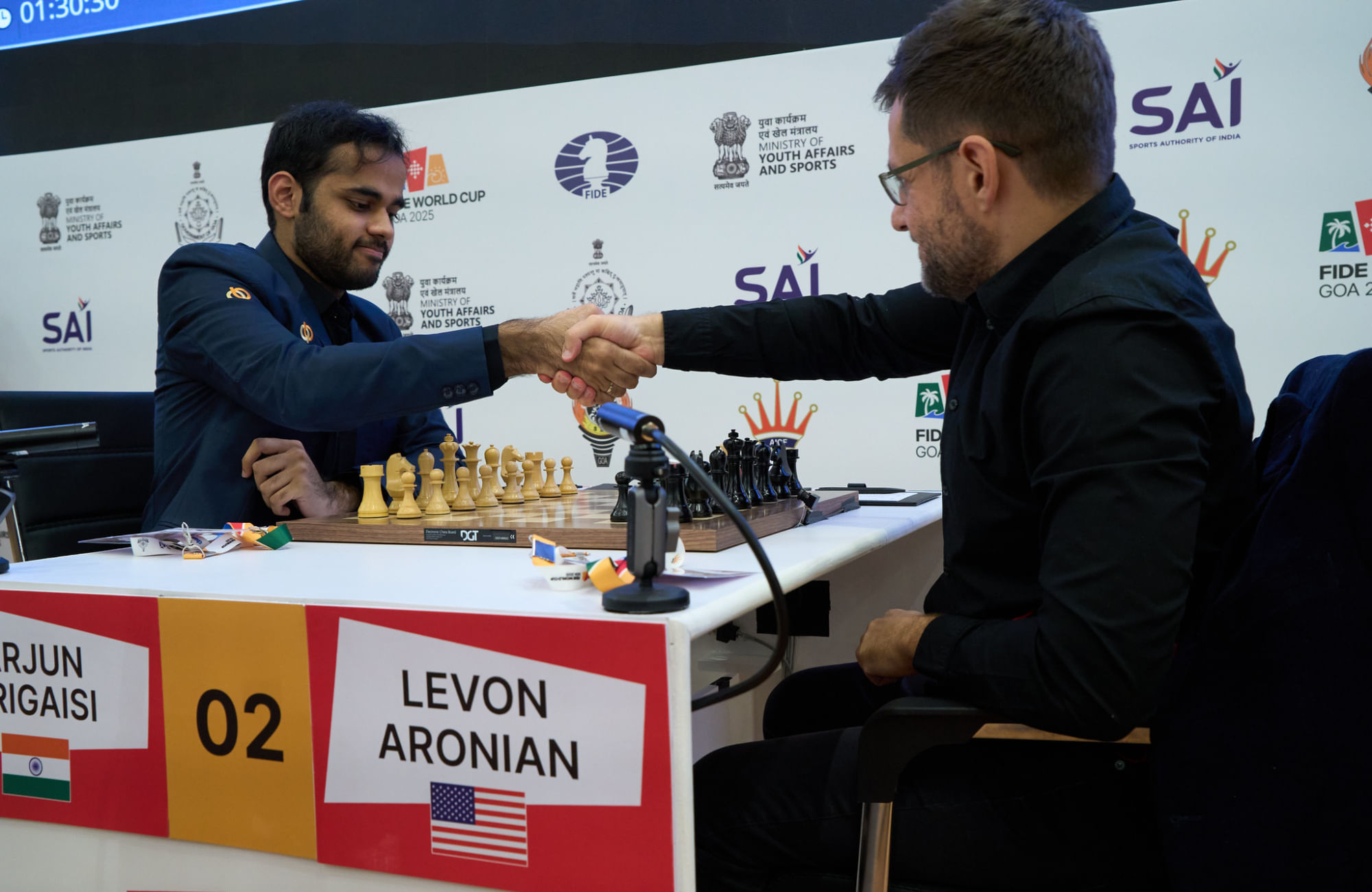 FIDE Chess World Cup 2025: Arjun Erigaisi, P Harikrishna draw opening game of Round 5