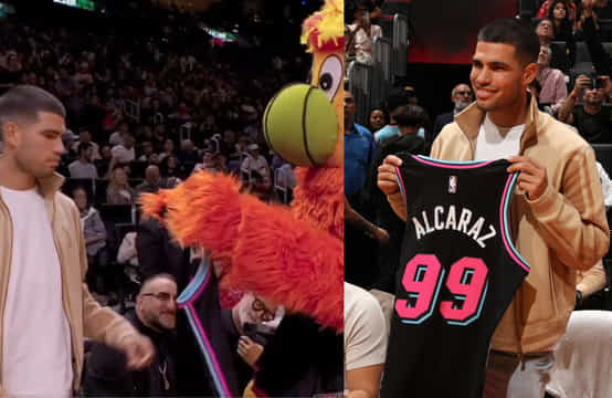 Carlos Alcaraz lights up NBA night with courtside appearance at Miami Heat game