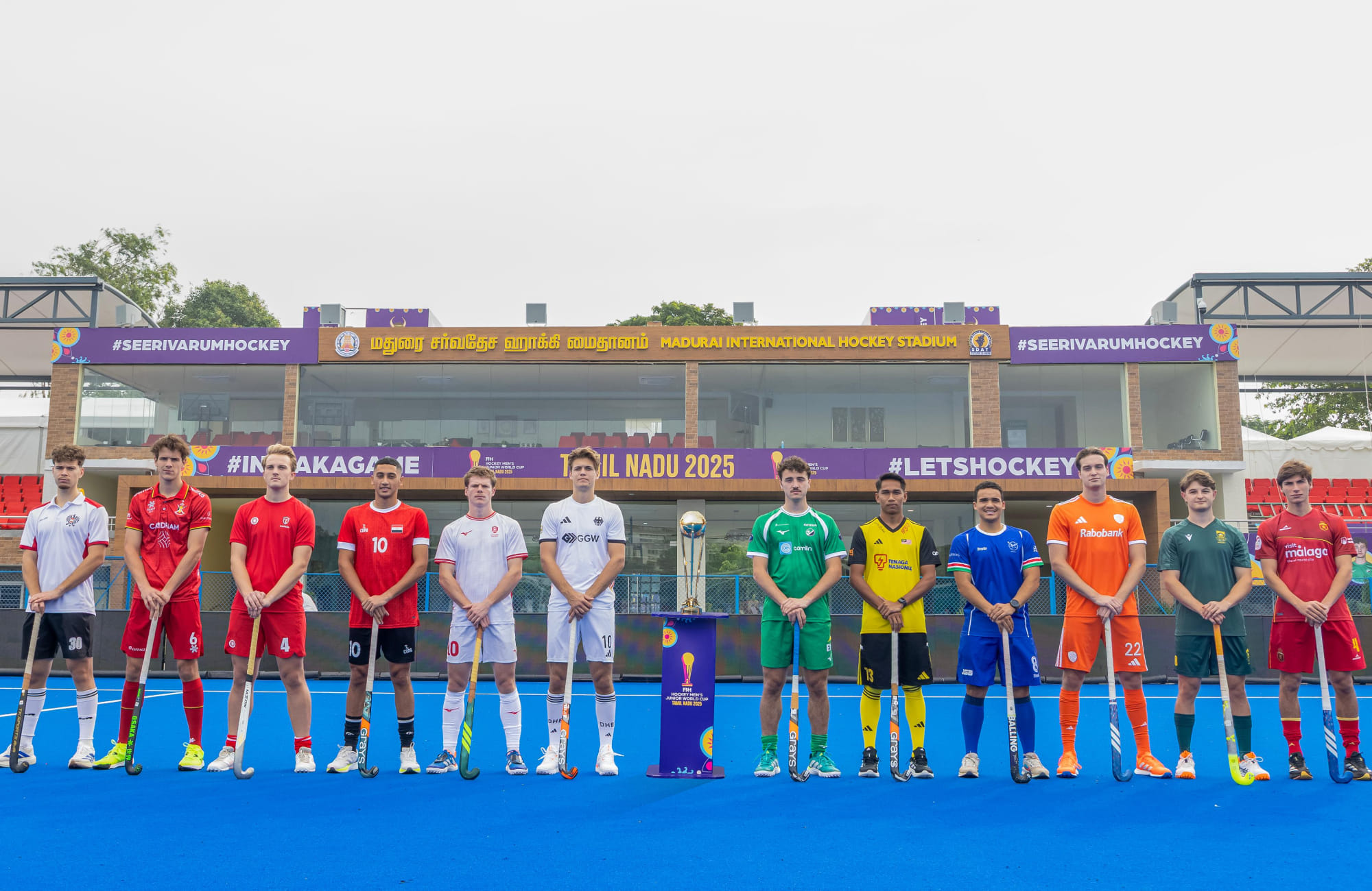 FIH Hockey Men’s Junior World Cup 2025: Captains unite in Madurai & Chennai for trophy