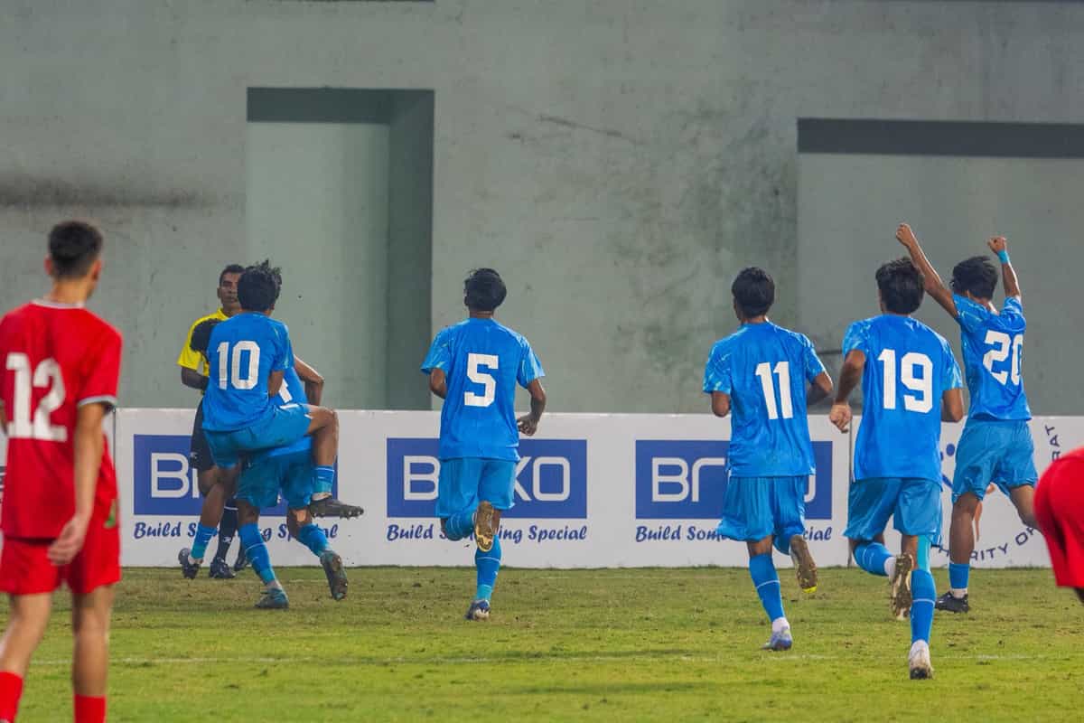 India U17 football team play out cagey 1-1 draw against Palestine in the AFC U17 Asian Cup Qualifiers
