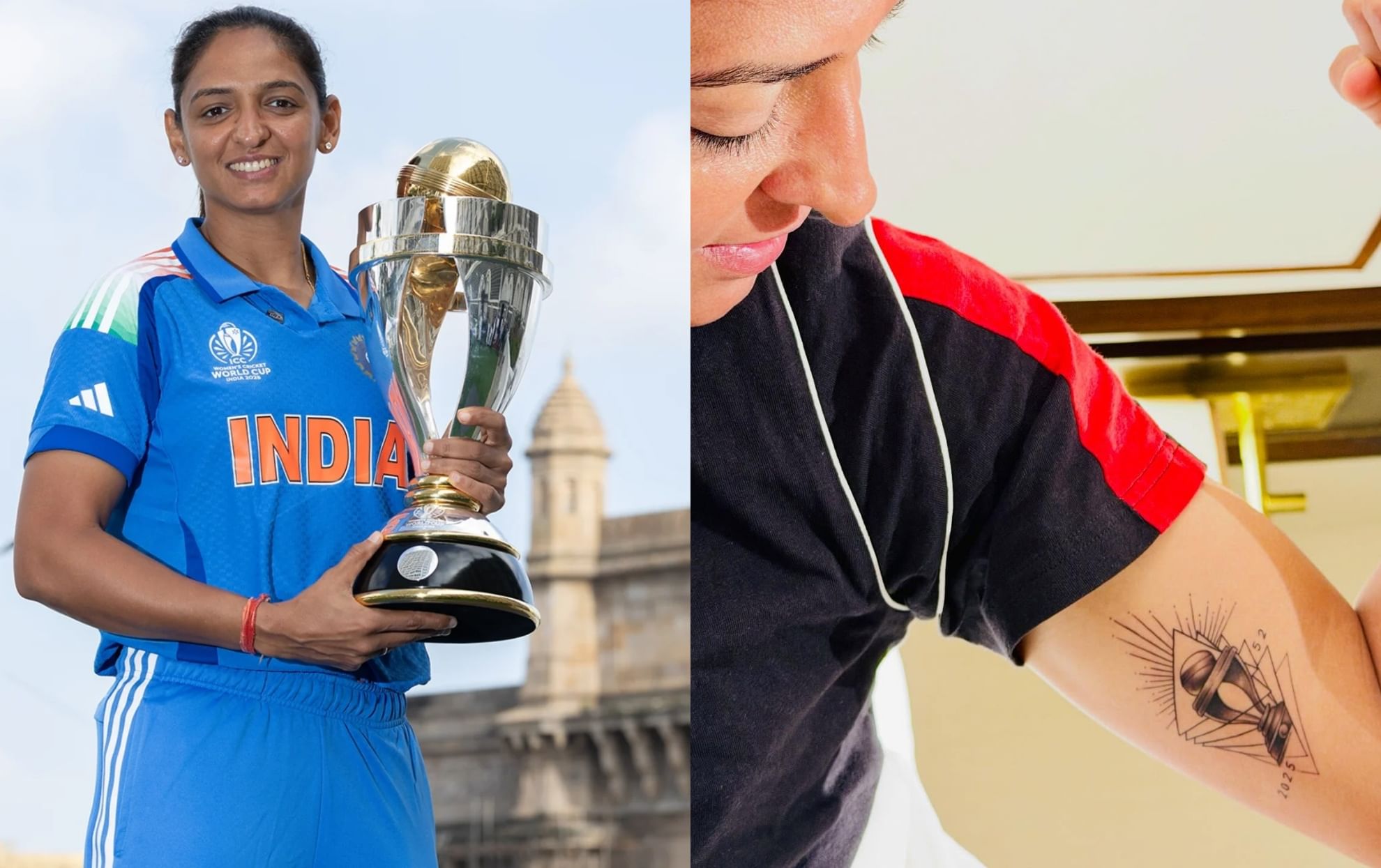 Harmanpreet Kaur World Cup tattoo