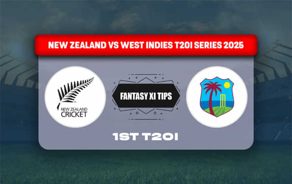 NZ vs WI Dream11 Prediction, Dream11 Playing XI, Today Match 1st T20I, New Zealand vs West Indies T20I series 2025