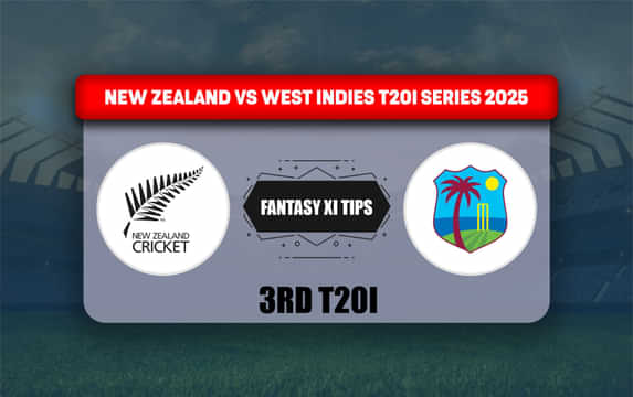 NZ vs WI Dream11 Prediction, Dream11 Playing XI, Today Match 3rd T20I, New Zealand vs West Indies T20I series 2025