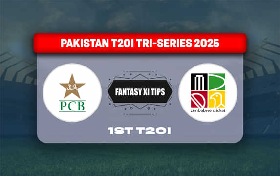 PAK vs ZIM Dream11 Prediction, Dream11 Playing XI, Today Match 1st T20I, Pakistan T20I Tri-Series 2025